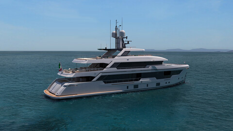 Rosetti Superyachts и Luxury Living Group спроектировали новую суперяхту