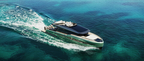 Верфь Van der Valk представила новую футуристичную яхту Egde 65