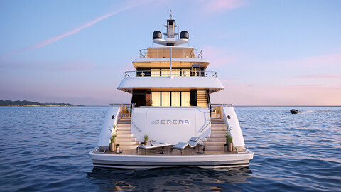 Heesen подписала контракт на продажу новой стальной суперяхты Project Serena