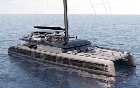 Sunreef Yachts продала первый корпус нового катамарана 43M Eco