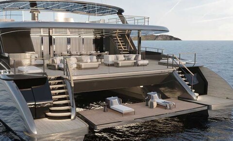 Sunreef Yachts продала первый корпус нового катамарана 43M Eco