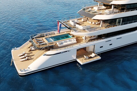 Damen Yachting подписала контракт на продажу новой суперяхты Amels 80