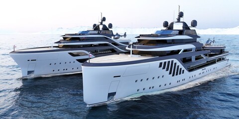 Baikal Yachts Group построит две 86-метровых суперяхты