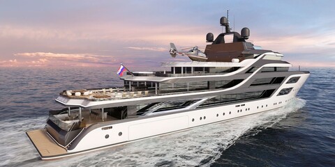 Baikal Yachts Group построит две 86-метровых суперяхты