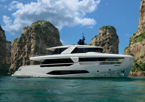 Ferretti Yachts показала, как будет выглядеть новая серия Infynito