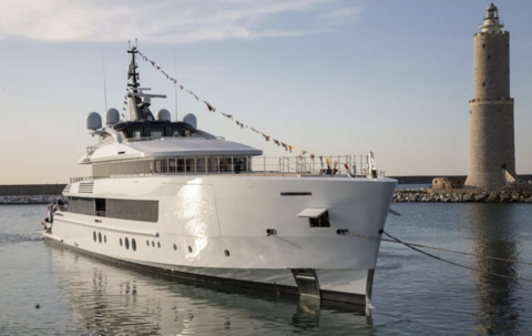 Benetti спустила на воду 62-метровую кастомную суперяхту