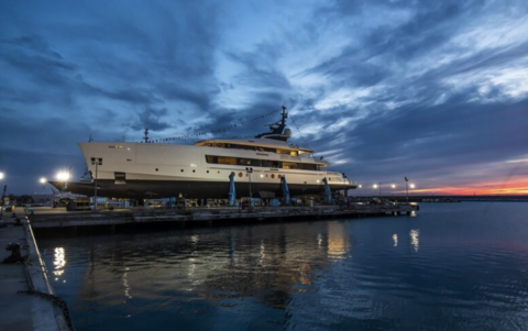 Benetti спустила на воду 62-метровую кастомную суперяхту