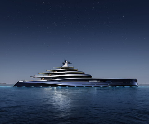 Oceanco представила инновационный концепт Aeolus на выставке яхт в Дубае