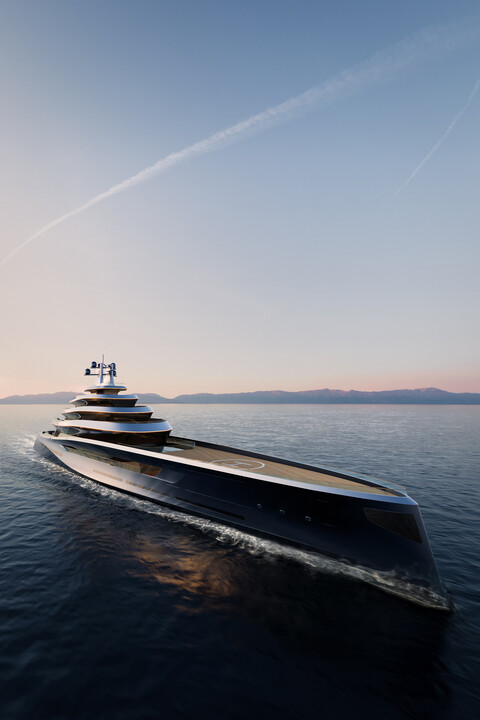 Oceanco представила инновационный концепт Aeolus на выставке яхт в Дубае