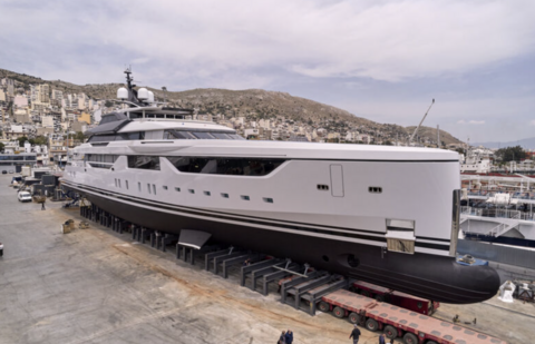 Golden Yachts спустила на воду 78-метровую суперяхту O’Rea