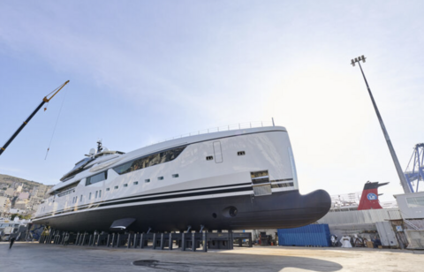 Golden Yachts спустила на воду 78-метровую суперяхту O’Rea