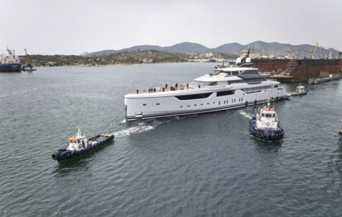 Golden Yachts спустила на воду 78-метровую суперяхту O’Rea