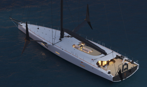 Baltic Yachts начала тестировать инновационную суперяхту Raven на воде