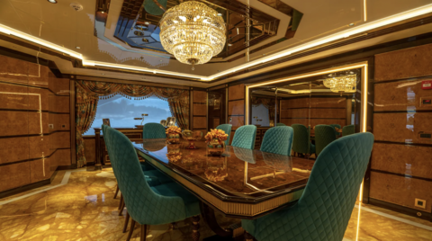 Turquoise Yachts показала интерьер 53-метровой суперяхты Jewels