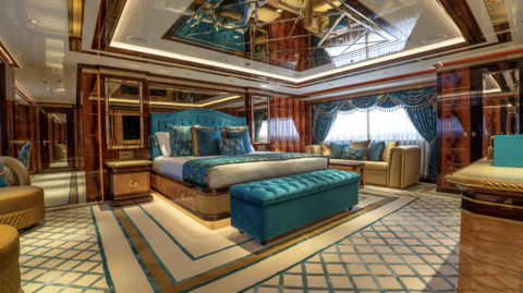 Turquoise Yachts показала интерьер 53-метровой суперяхты Jewels