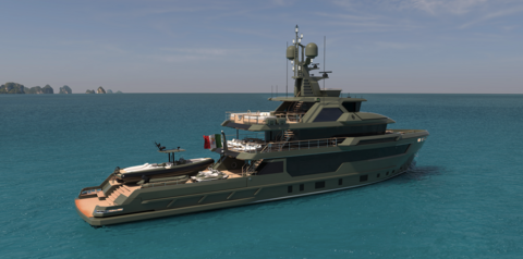 Cantiere delle Marche показала интерьеры третьего корпуса Flexplorer 146