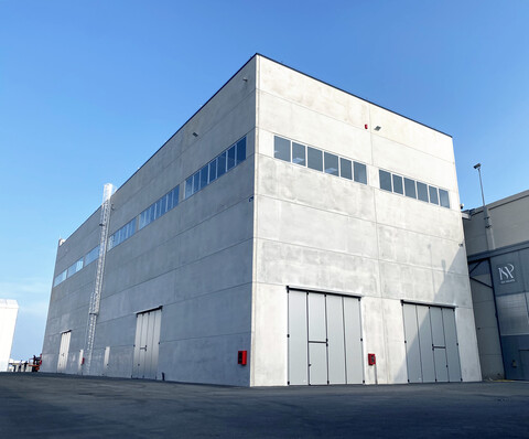 Palumbo Superyachts завершили строительство нового ангара на заводе в Анконе