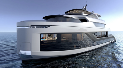 Mazu Yachts представила проект 40-метровой суперяхты