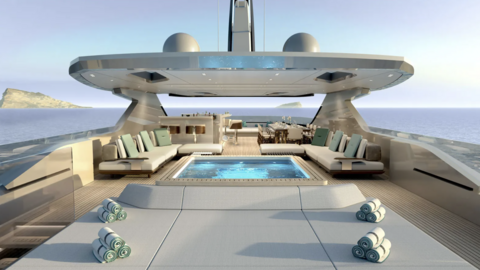 Mazu Yachts представила проект 40-метровой суперяхты