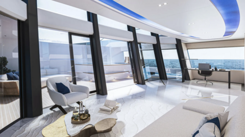 Golden Yachts представила концепт 65-метровой суперяхты Vesper