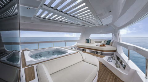 Ferretti Yachts показала интерьеры новой модели Infynito 90