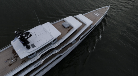 Feadship тестирует суперяхту Project 1011 на воде