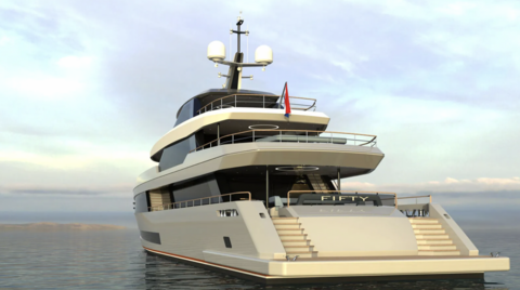 Mulder Yachts представила 50-метровый концепт