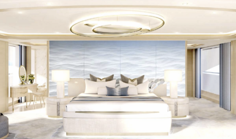 Heesen Yachts впервые показала интерьер 67-метрового проекта Sparta