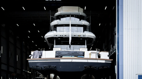 Royal Huisman заканчивает строительство революционной суперяхты Project 406