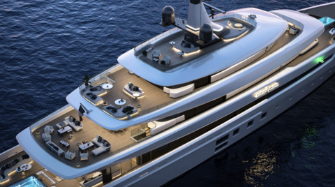 Oceanco показала новый концепт Superleggera 80