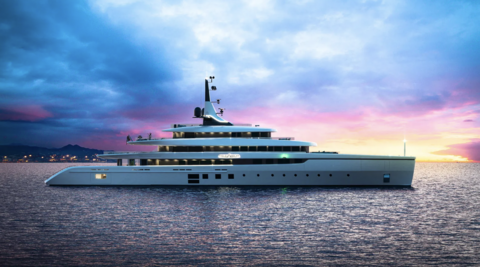 Oceanco показала новый концепт Superleggera 80