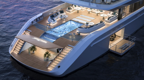 Oceanco показала новый концепт Superleggera 80