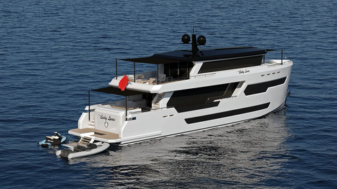 KRC Yachting строит 32-метровую суперяхту Lady Luna