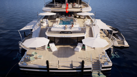 Эспен Оэйно разработал суперяхту для Benetti