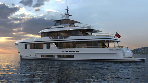 Cantiere delle Marche начала отделку первой суперяхты Deep Blue 115