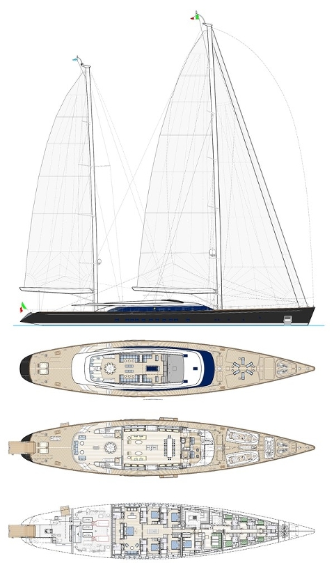 Perini Navi - венценосный Sybaris