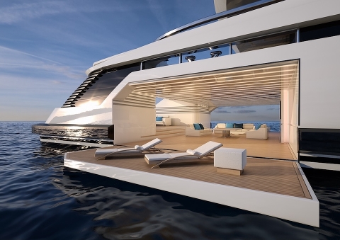 Суперяхта Mondomarine M70 Arte: будущий флагман