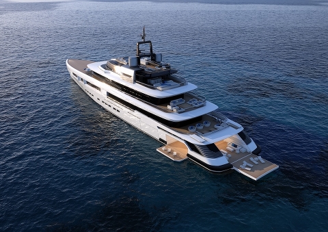 Суперяхта Mondomarine M70 Arte: будущий флагман