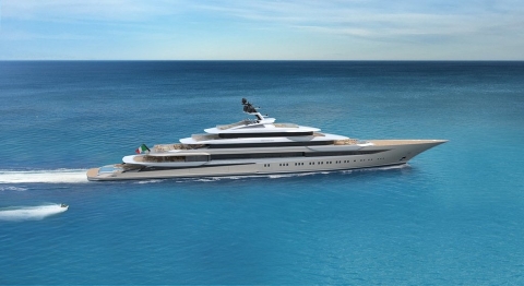 Мега-яхта Private Bay от Fincantieri: частный пляж