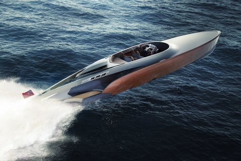 Яхта Aeroboat S6: мощь Rolls-Royce и британский стиль