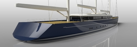 Флагманский проект Royal Huisman - 81 метровой парусной яхты