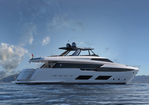 Ferretti Yachts 920: спуск и премьера