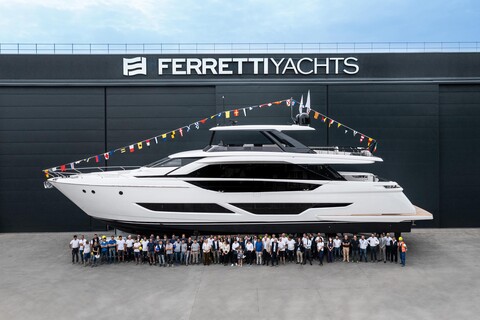 Ferretti Yachts спустила на воду новую модель